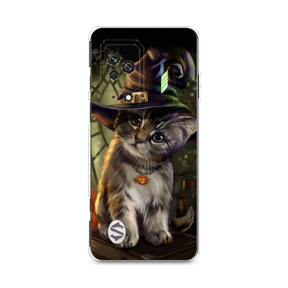

Чехол Awog на Xiaomi Black Shark 5 "Кот на Хэллоуин", Разноцветный, 314050-2