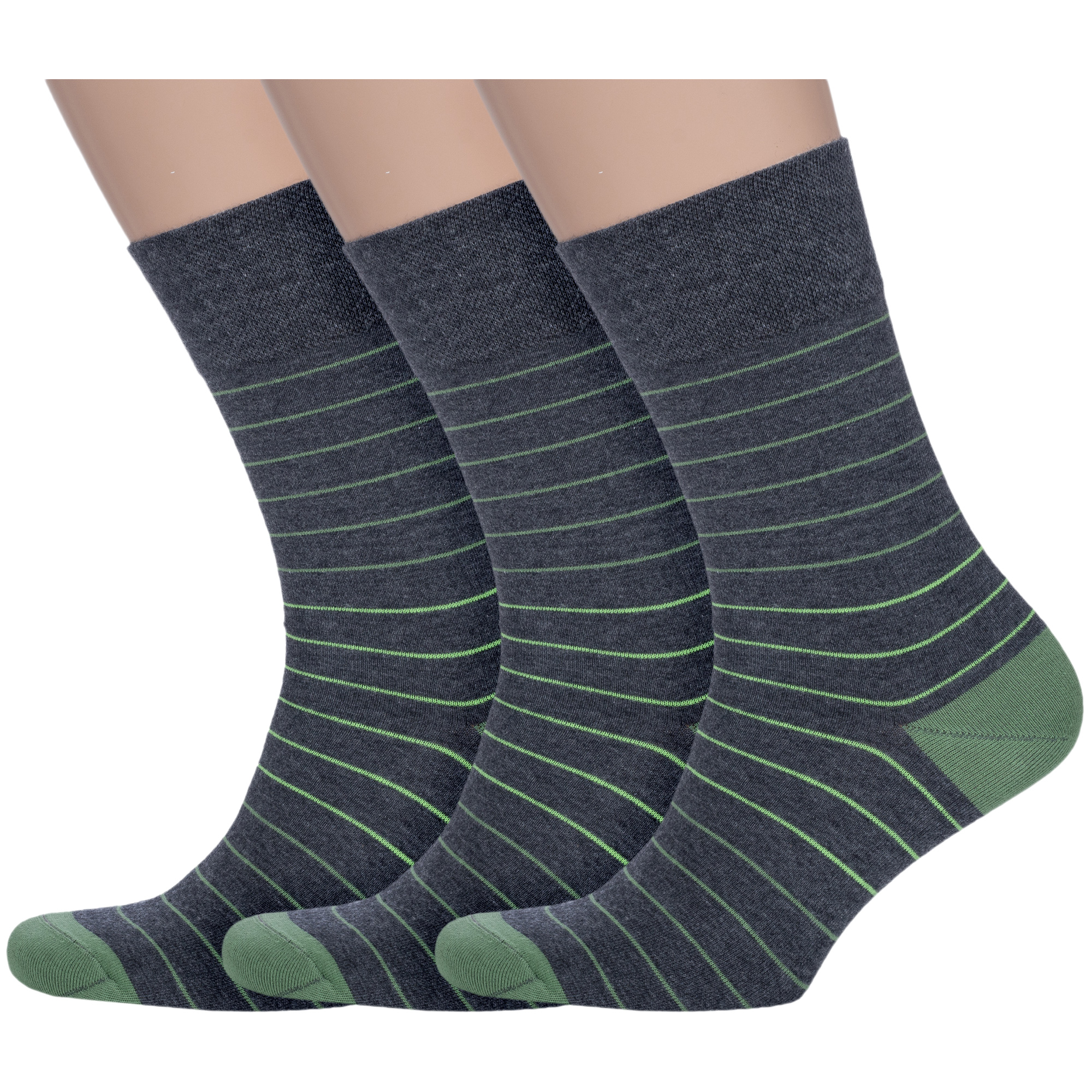 Комплект носков мужских АКОС 3-FM41010 разноцветных 27-29