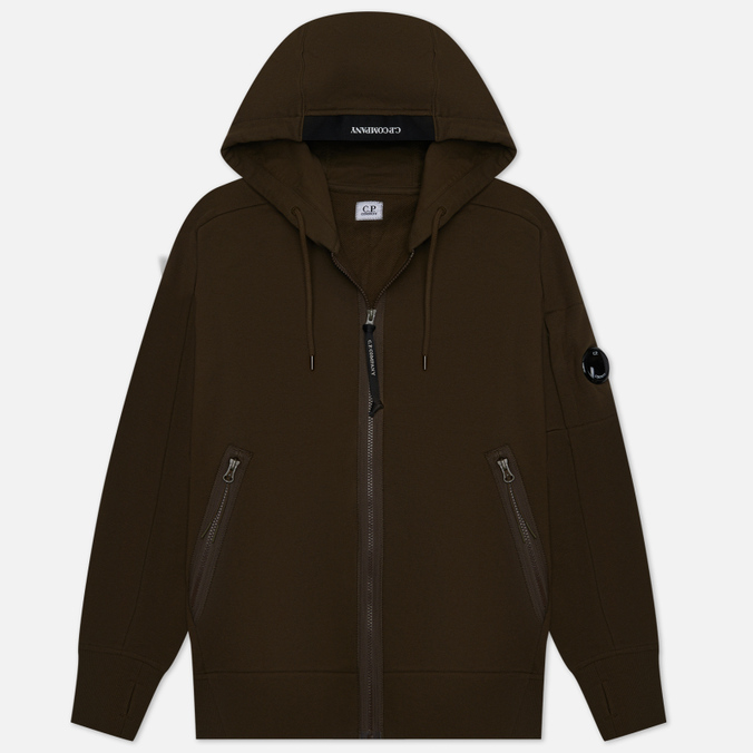 

Мужская толстовка C.P. Company Zipped Hoodie Diagonal Raised Fleece оливковый, Размер S, Зеленый, Zipped Hoodie Diagonal Raised Fleece