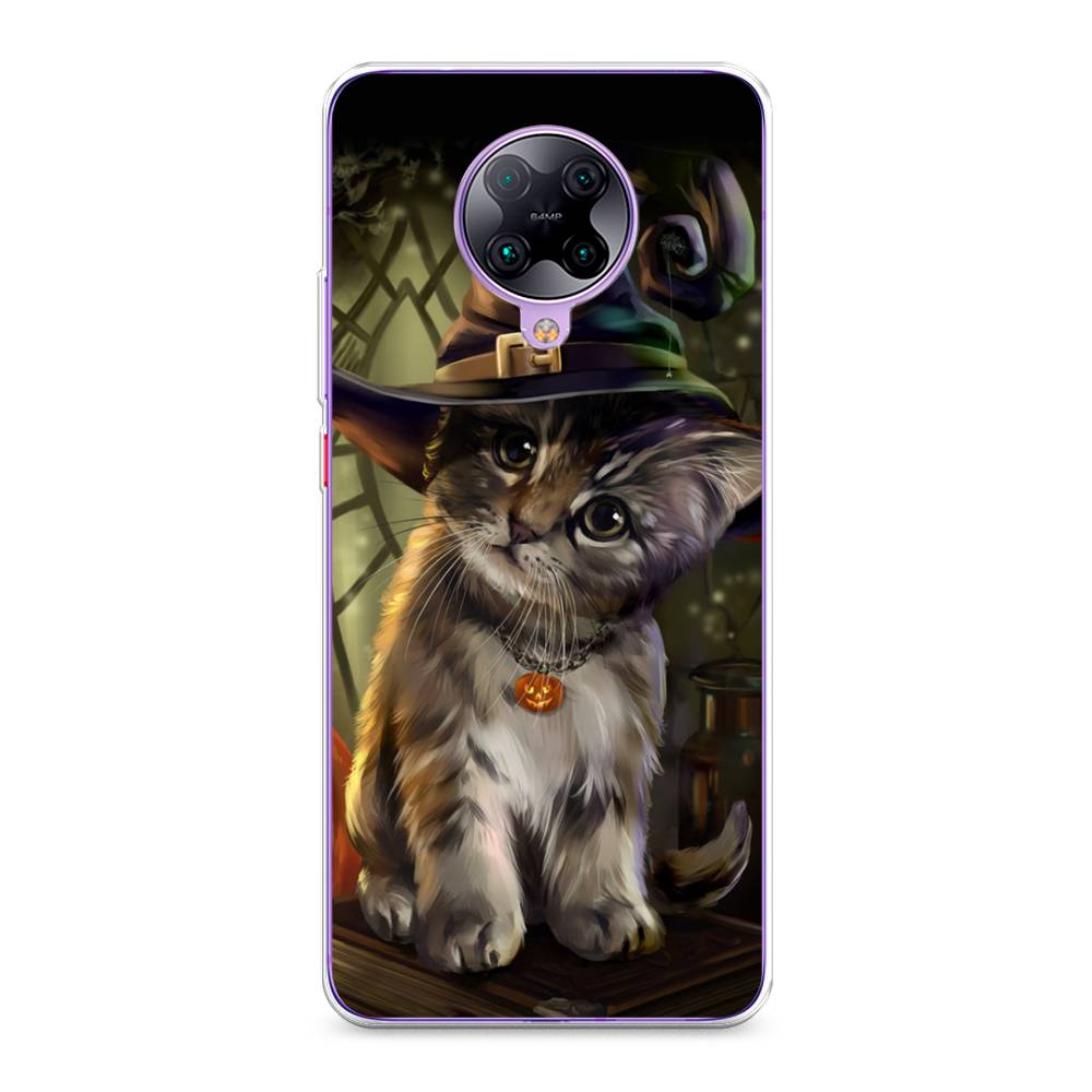 

Чехол Awog на Poco F2 Pro/Redmi K30 Pro "Кот на Хэллоуин", Разноцветный, 37050-2