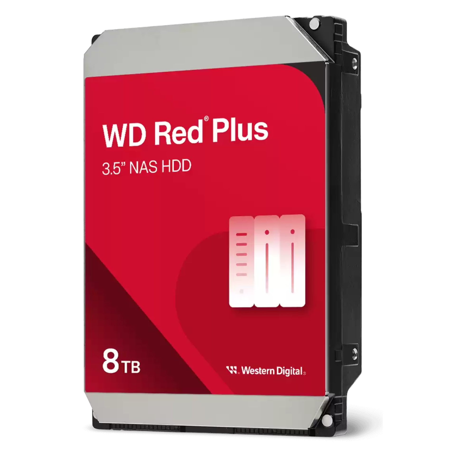 

Внутренний HDD диск Western Digital WD Red Plus 8 ТБ CMR 256 МБ WD80EFPX, WD Red Plus