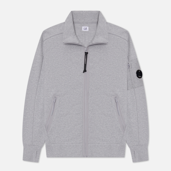 

Мужская толстовка C.P. Company Full Zipped Diagonal Raised Fleece серый, Размер XXXL, Full Zipped Diagonal Raised Fleece