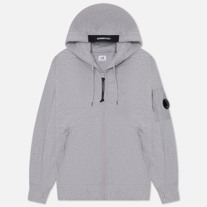 

Мужская толстовка C.P. Company Zipped Hoodie Diagonal Raised Fleece серый, Размер S, Zipped Hoodie Diagonal Raised Fleece