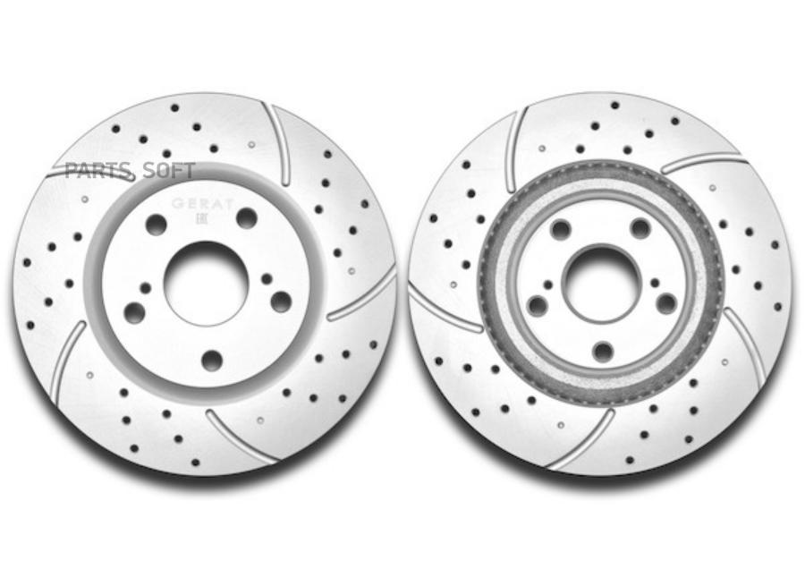 

Тормозные диски DSK-F041P Platinum Комплект 1шт