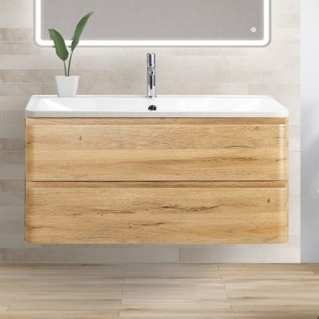 

Тумба с раковиной BelBagno Albano 80 rovere rustico, Белый