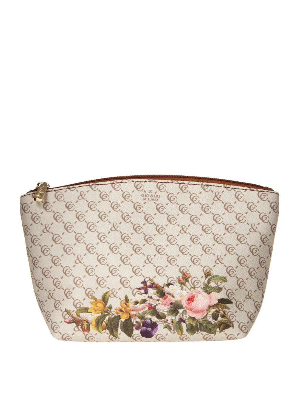 

Косметичка женская GIO&CO 05gc бежевая/зеленая, 05gc