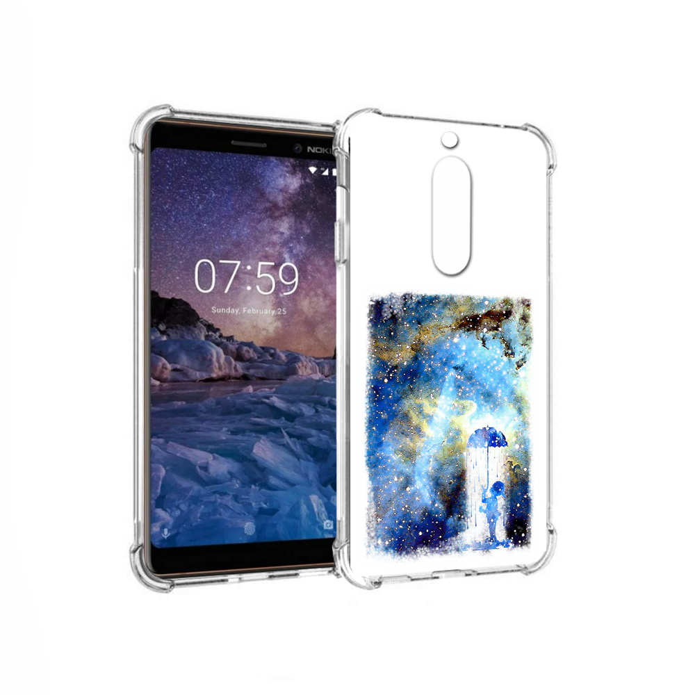 

Чехол MyPads Tocco для Nokia 7 мальчик в небе (PT95887.123.455), Прозрачный, Tocco