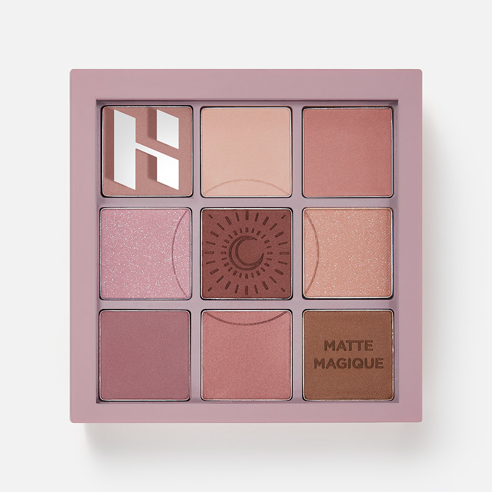 Палетка теней для глаз HOLIKA HOLIKA My Fave Mood Eye Palette нюдовые, №02 Moony, 8 г палетка теней dodo girl 24 оттенка матовые и шиммерные а professional make up а