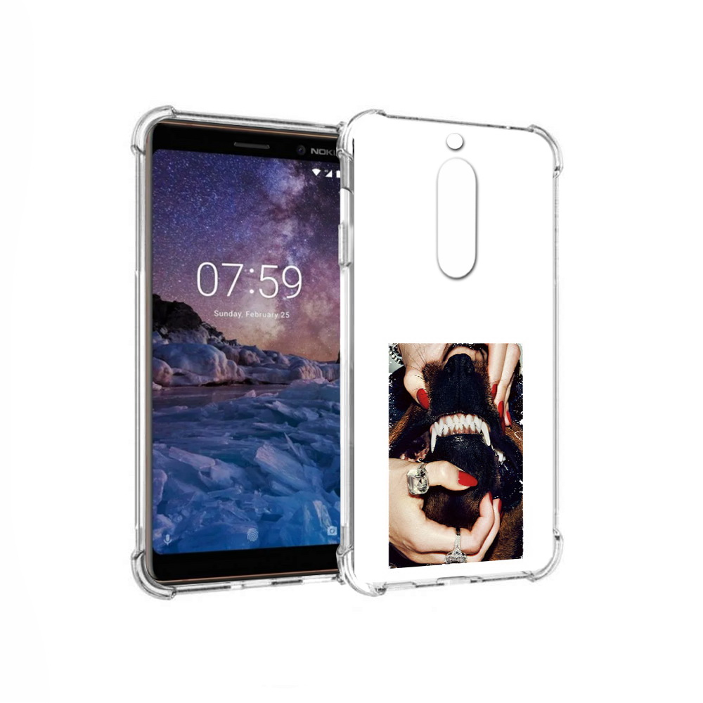 

Чехол MyPads Tocco для Nokia 7 маникюр (PT95887.123.457), Прозрачный, Tocco