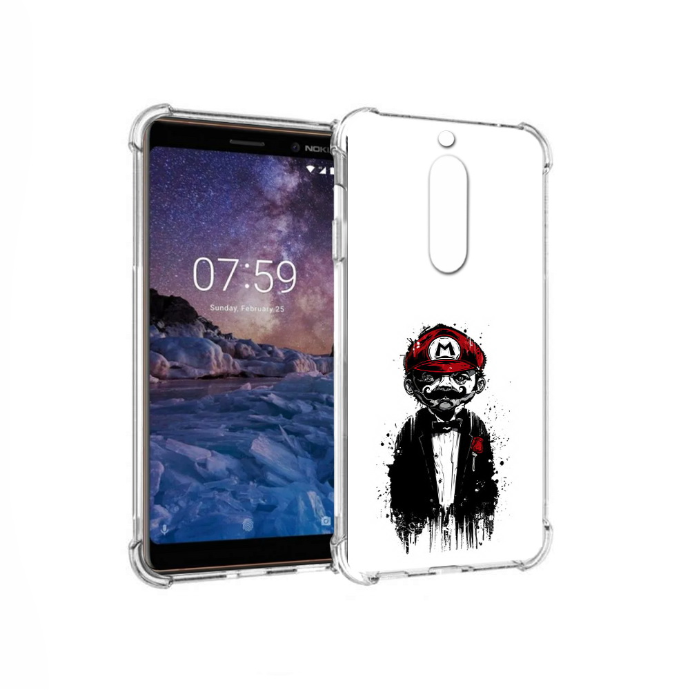 

Чехол MyPads Tocco для Nokia 7 марио (PT95887.123.458), Прозрачный, Tocco