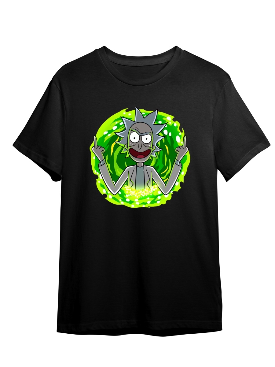 фото Футболка унисекс сувенирshop рик и морти/rick and morty 28 черная 2xl