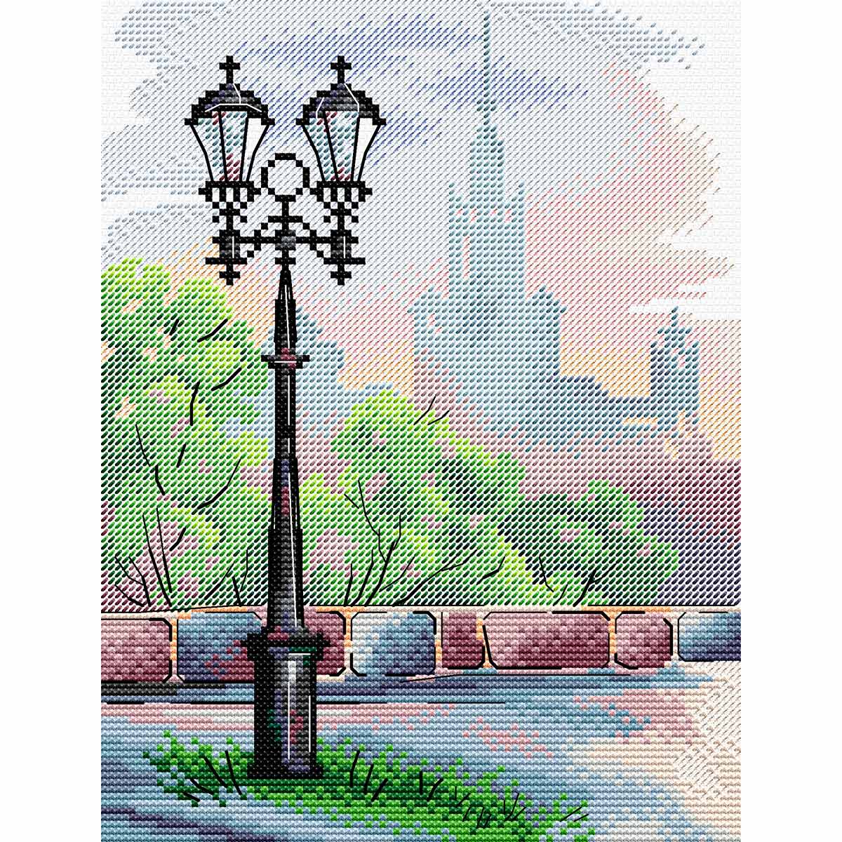 

Набор для вышивания крестом Жар-Птица "Москва", 17x22 см, арт. М-446