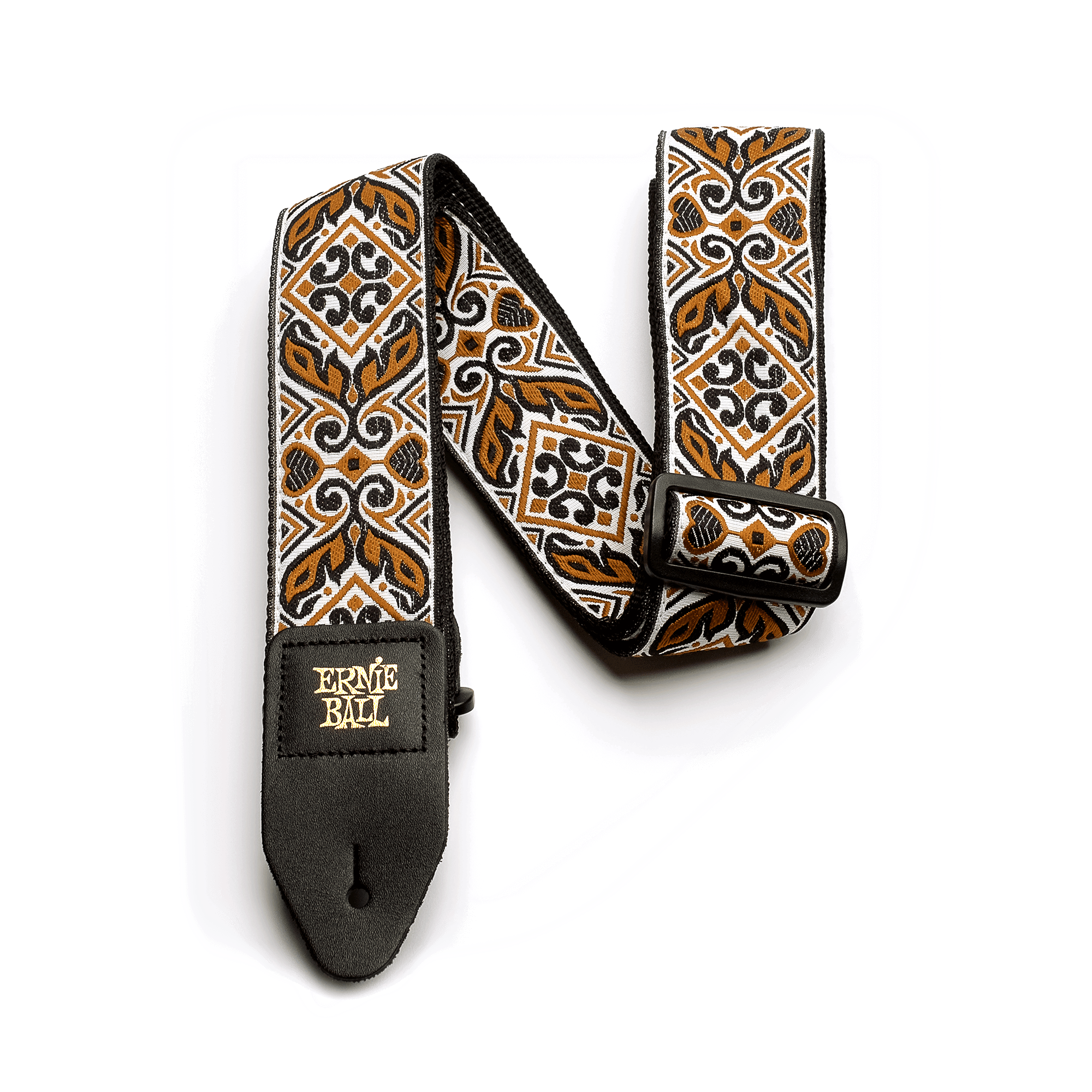 фото Ремень для гитары ernie ball 4161 tribal brown jacquard, ernie ball (эрни бол)