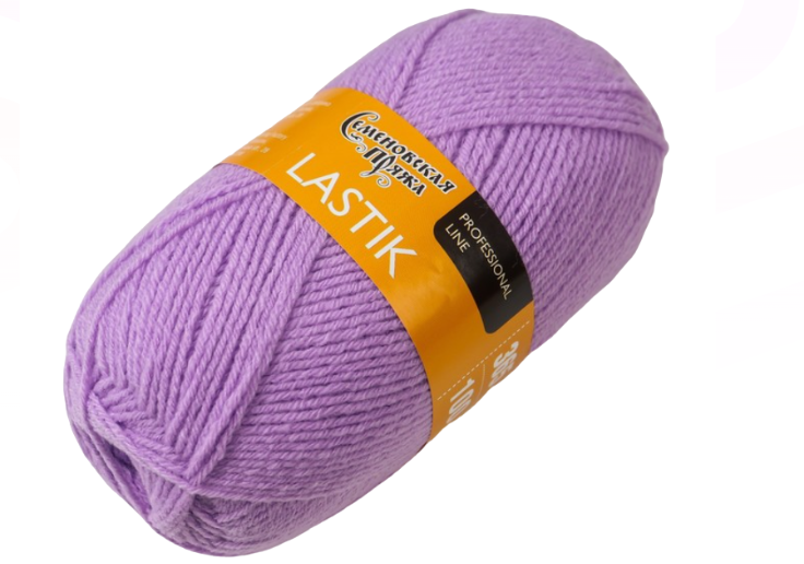 

Пряжа Семеновская Lastik (70065), сиреневые дали 5 шт. по 100 г, Фиолетовый