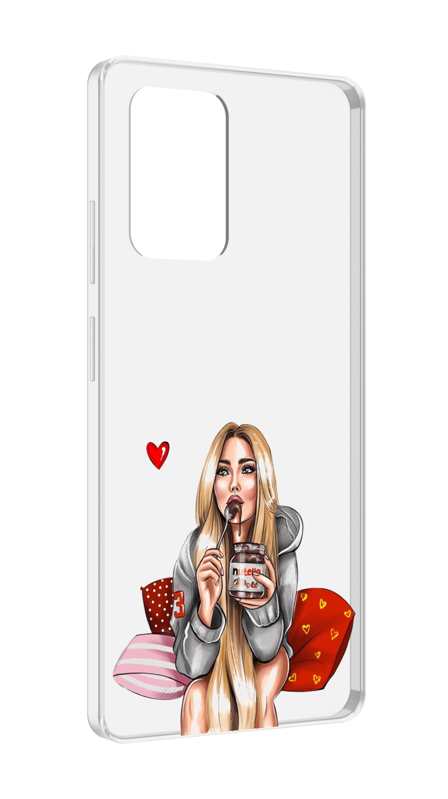 

Чехол MyPads любительница-нутеллы женский для ZTE Blade V40 Pro, Tocco