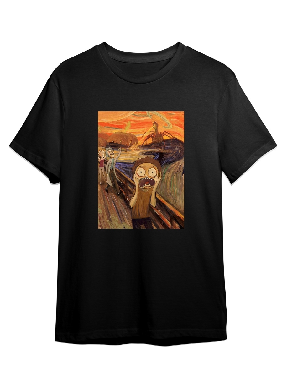 фото Футболка унисекс сувенирshop рик и морти/rick and morty 4 черная 2xl