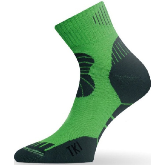 Носки Lasting TKI 608 , cotton+polypropylene, зеленый, размер S, TKI608S