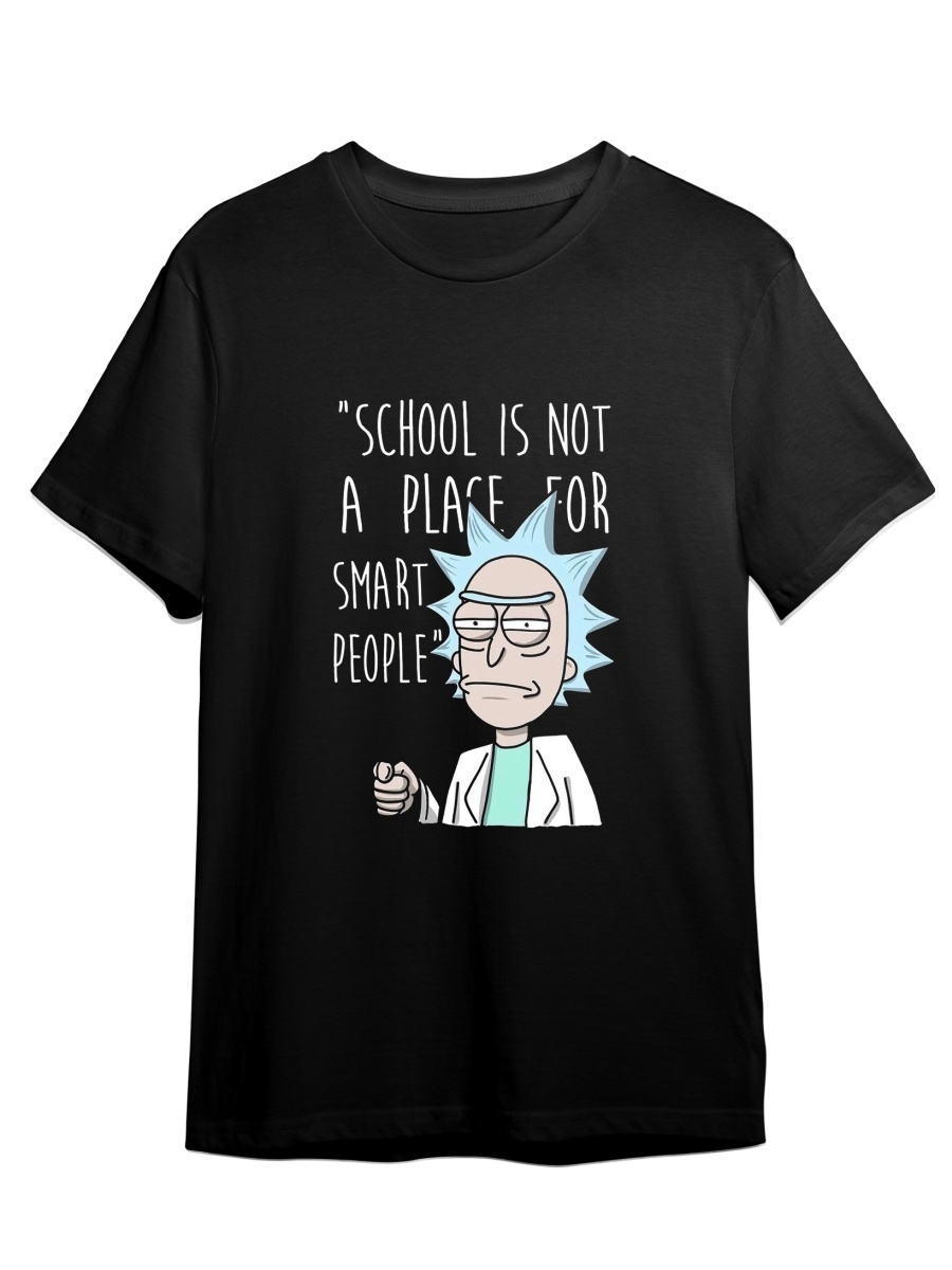 фото Футболка унисекс сувенирshop рик и морти/rick and morty 5 черная 3xl