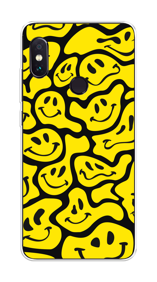 

Чехол на Lenovo K14 Plus/Motorola Moto E20/E30/E40 "Черно белый узор", Черный;желтый, 32750-6