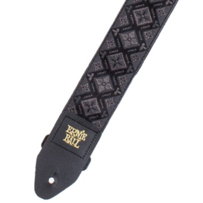 фото Ремень для гитары ernie ball 4093 regal black jacquard, ernie ball (эрни бол)