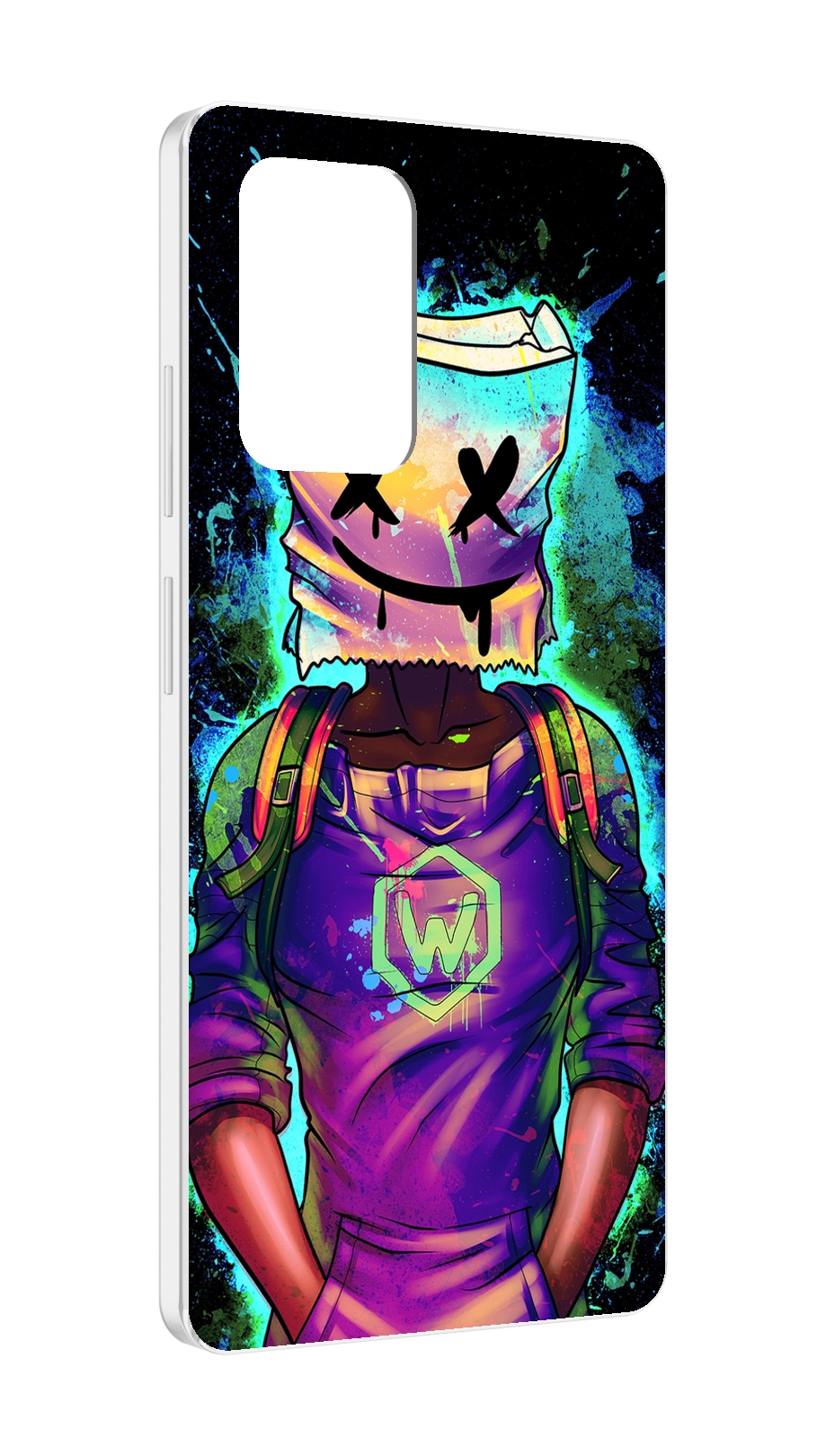 

Чехол MyPads маршмеллоу-глитч для ZTE Blade V40 Pro, Tocco