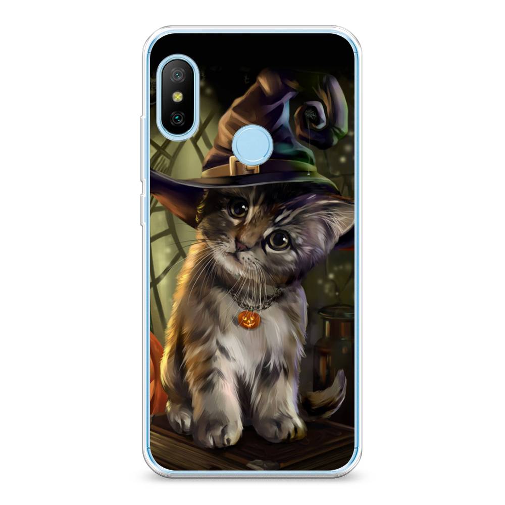 

Чехол Awog на Xiaomi A2 Lite/Redmi 6 Pro "Кот на Хэллоуин", Разноцветный, 34050-2