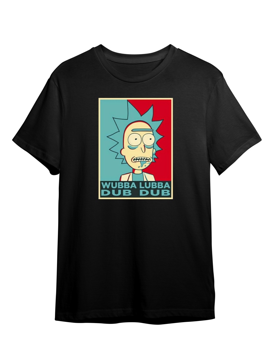 фото Футболка унисекс сувенирshop рик и морти/rick and morty 7 черная 3xl