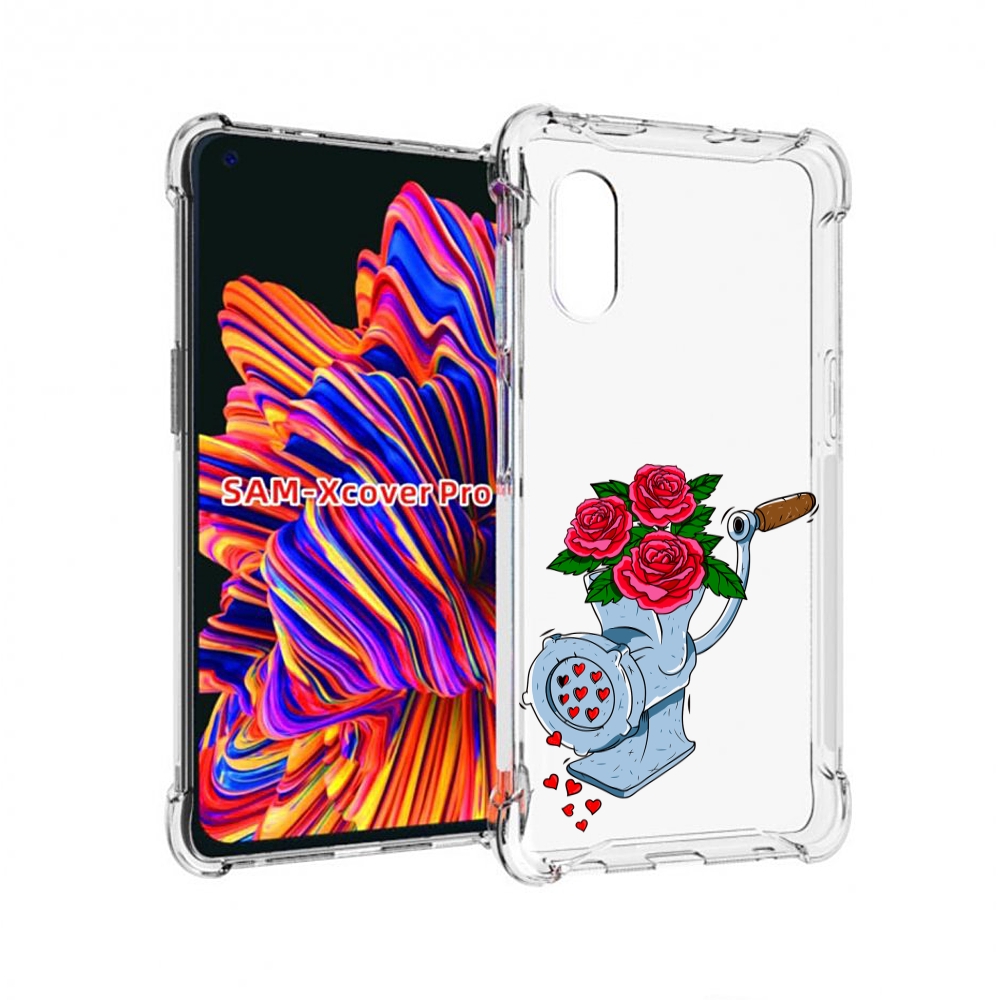 

Чехол MyPads Цветочные сердца для Samsung Galaxy Xcover Pro 1, Прозрачный, Tocco