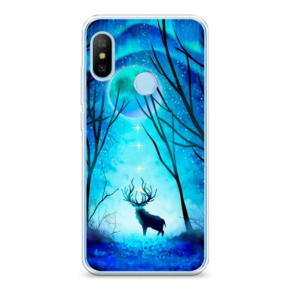 

Чехол на Xiaomi Poco F3/Redmi K40/Mi 11i "Синяя снежная гора", Синий;черный;голубой, 33950-1