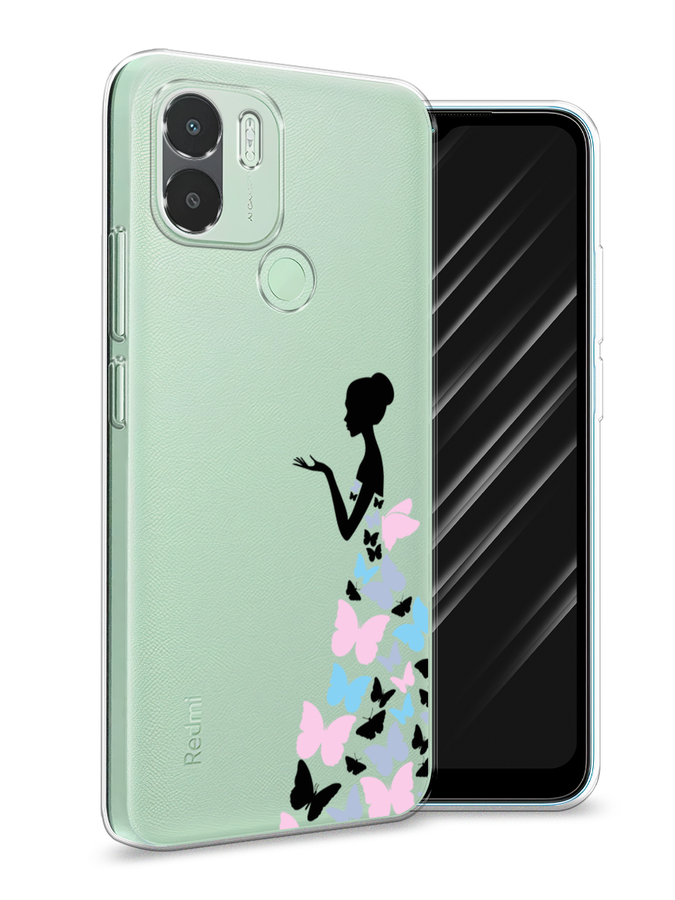 

Чехол Awog на Xiaomi Redmi A1+/A2+ "Платье из бабочек", Белый;розовый, 318550-1