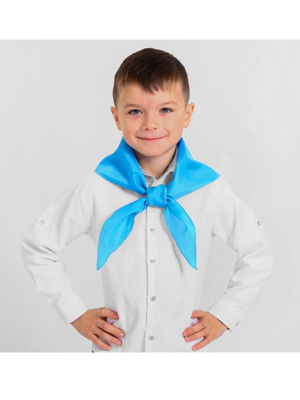 

Галстук пионерский голубой (Цв: Голубой ), SL3631630