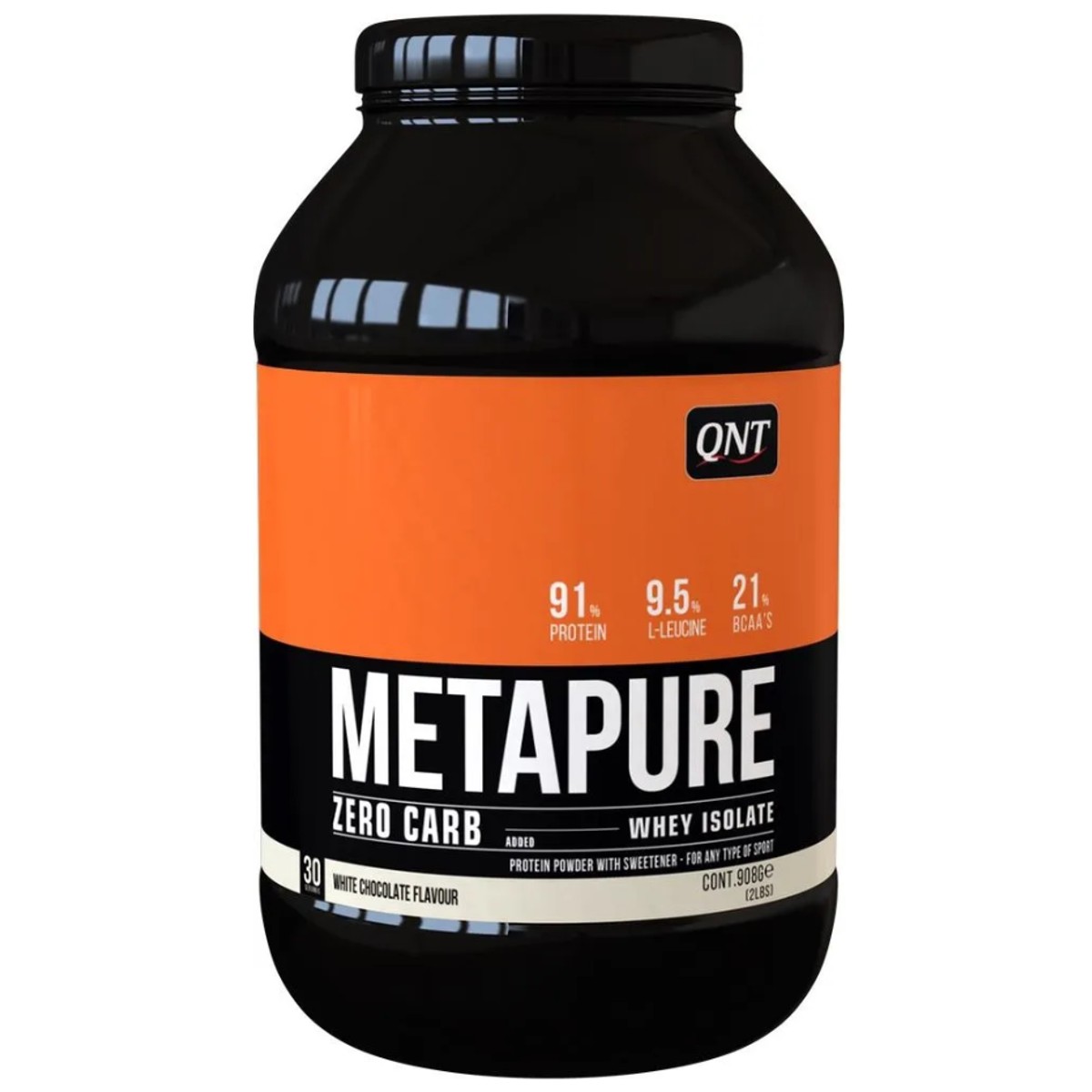Протеин QNT Metapure Zero Carb, 908 г, white chocolate