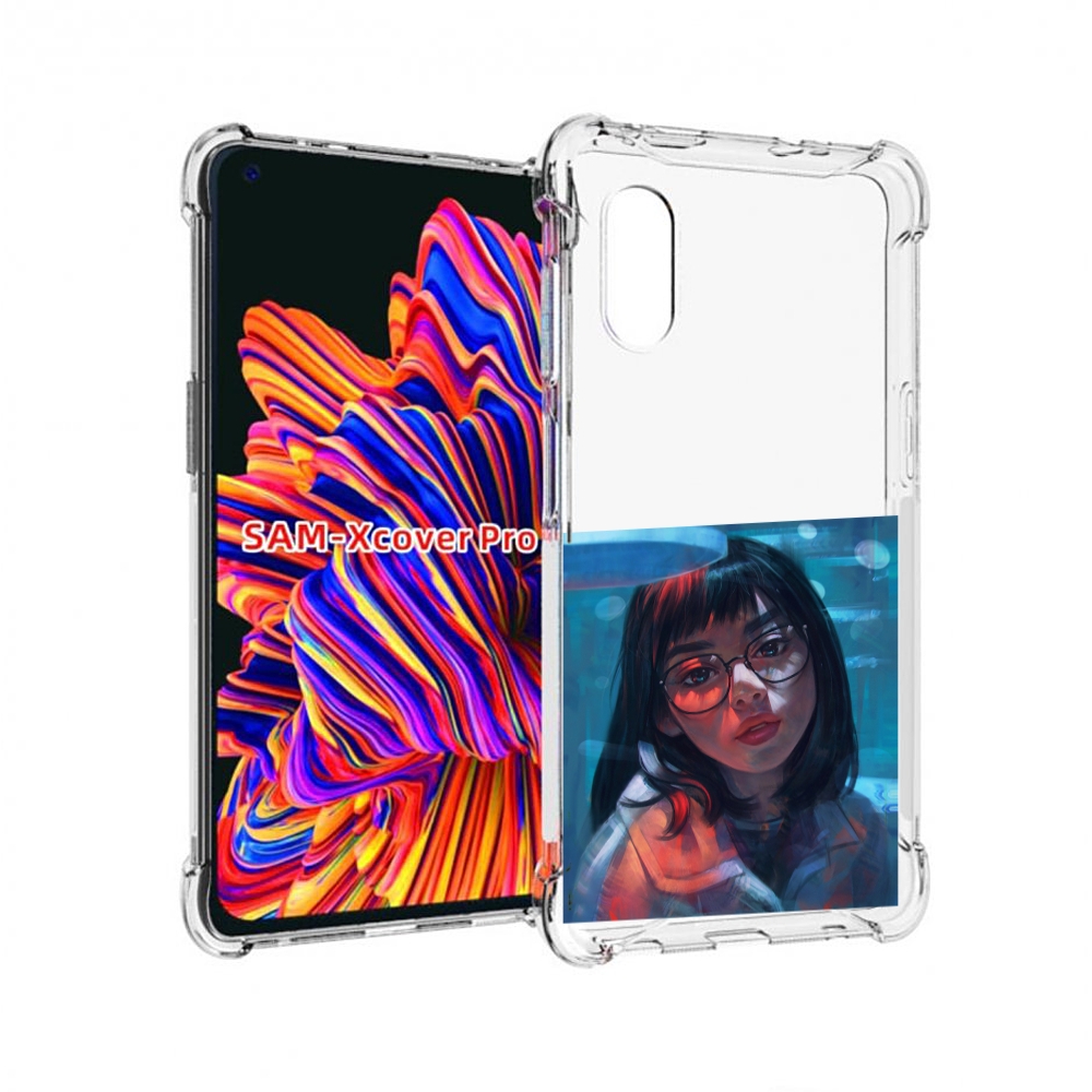 

Чехол MyPads девушка-под-красным-светом для Samsung Galaxy Xcover Pro 1, Прозрачный, Tocco