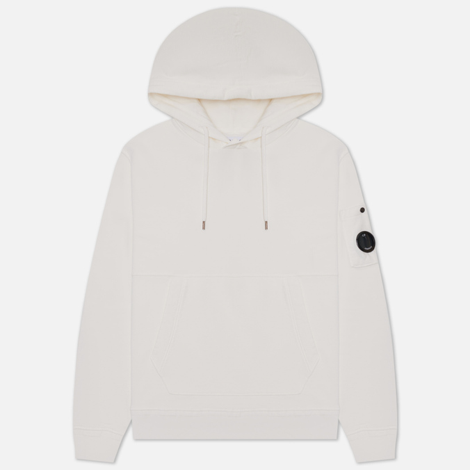 

Мужская толстовка C.P. Company Cotton Fleece Hoodie Garment Dyed белый, Размер M, Cotton Fleece Hoodie Garment Dyed