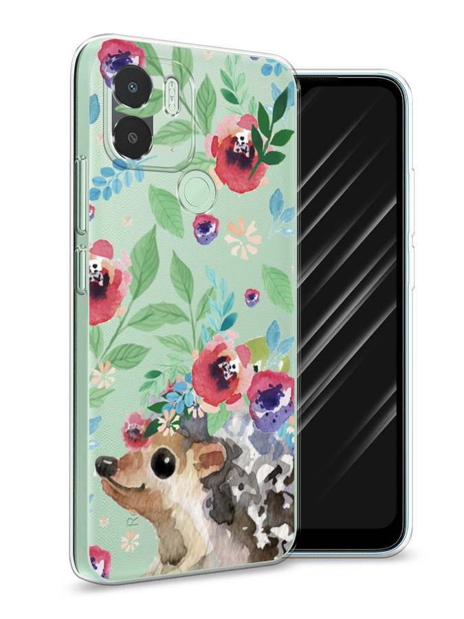 

Чехол Awog на Xiaomi Redmi A1+/A2+ "Ежик в цветах акварель", Розовый;зеленый;коричневый, 318550-2