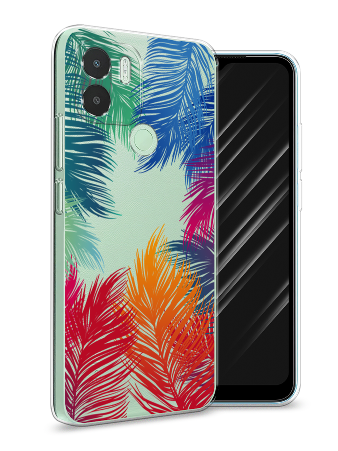 

Чехол Awog на Xiaomi Redmi A1+/A2+ "Рамка из перьев", Красный, 318550-4