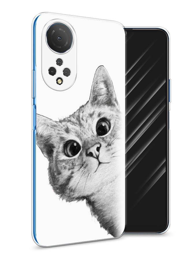 

Чехол Awog на Honor X7 2022 "Кот рисунок черно-белый", Разноцветный, 6108850-1