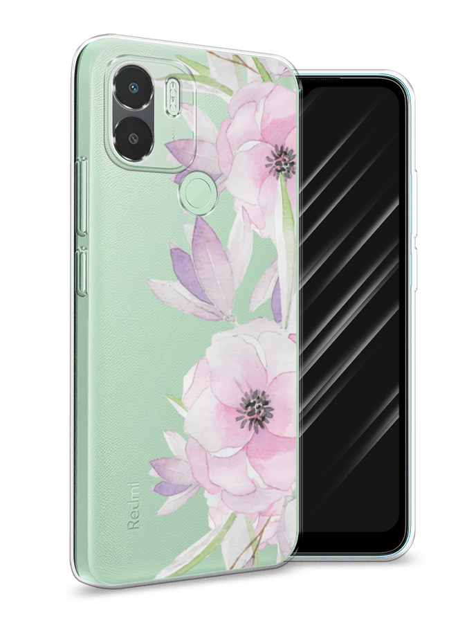 

Чехол Awog на Xiaomi Redmi A1+/A2+ "Нежные анемоны", Розовый;черный;фиолетовый, 318550-8