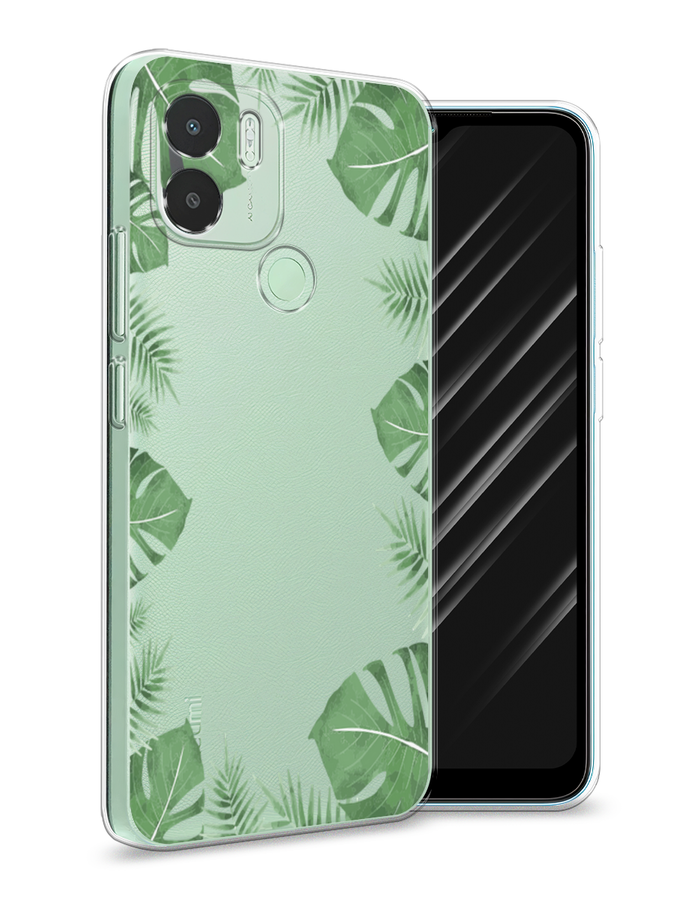 

Чехол Awog на Xiaomi Redmi A1+/A2+ "Листья папоротника рамка", Зеленый, 318550-8