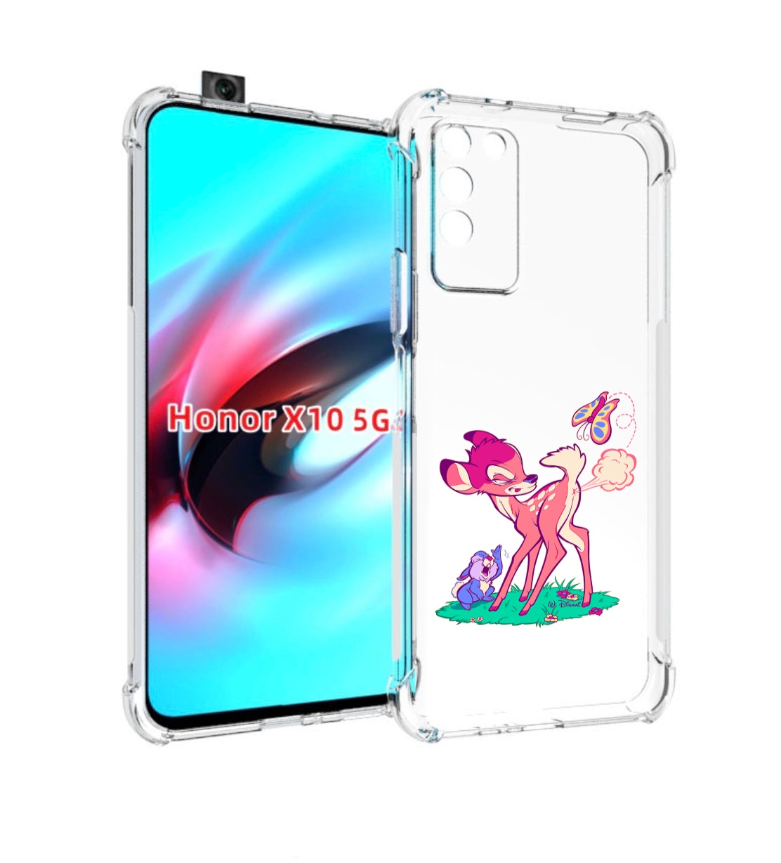 

Чехол MyPads смешной олененок для Honor X10, Прозрачный, Tocco