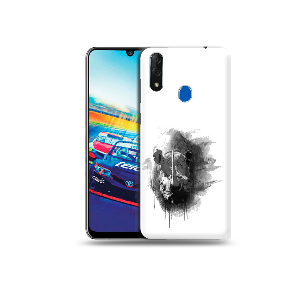

Чехол MyPads Tocco для ZTE Blade V10 носорог (PT136503.455.523), Прозрачный, Tocco