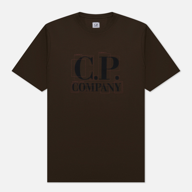 

Мужская футболка C.P. Company 30/1 Jersey Large Graphic Logo оливковый, Размер XL, 30/1 Jersey Large Graphic Logo