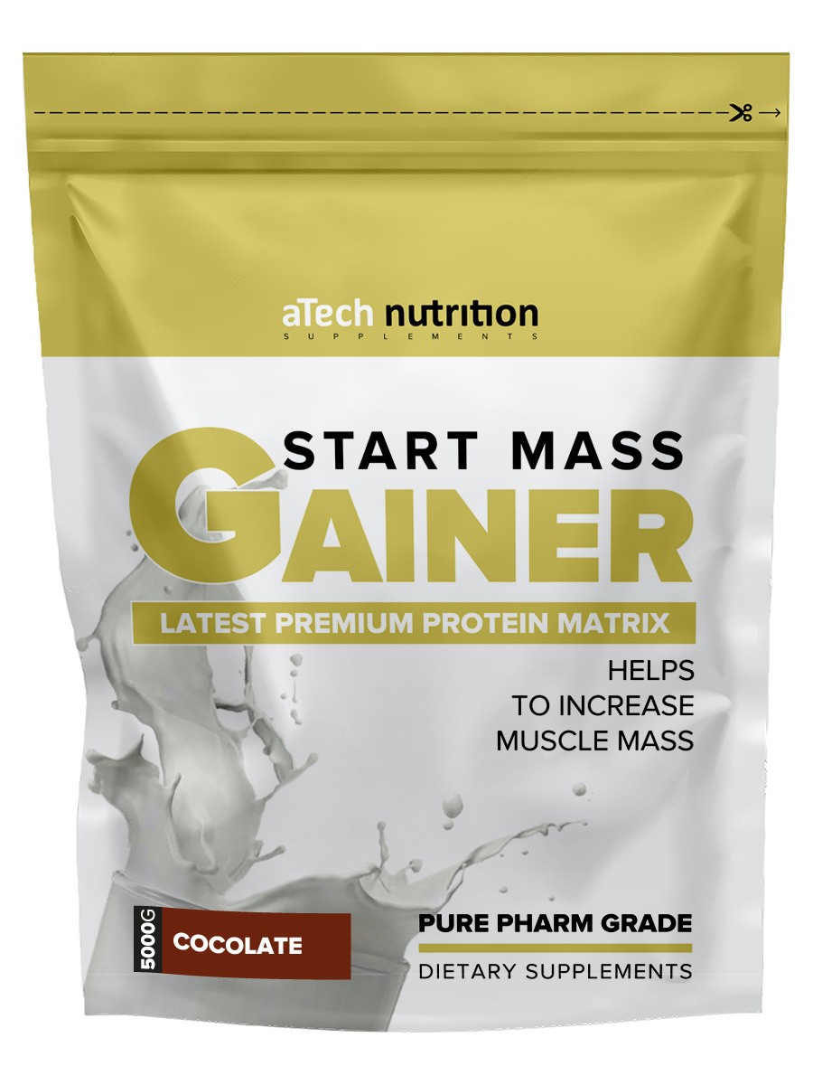 фото Гейнер atech nutrition gainer start mass, 5000 г, шоколад