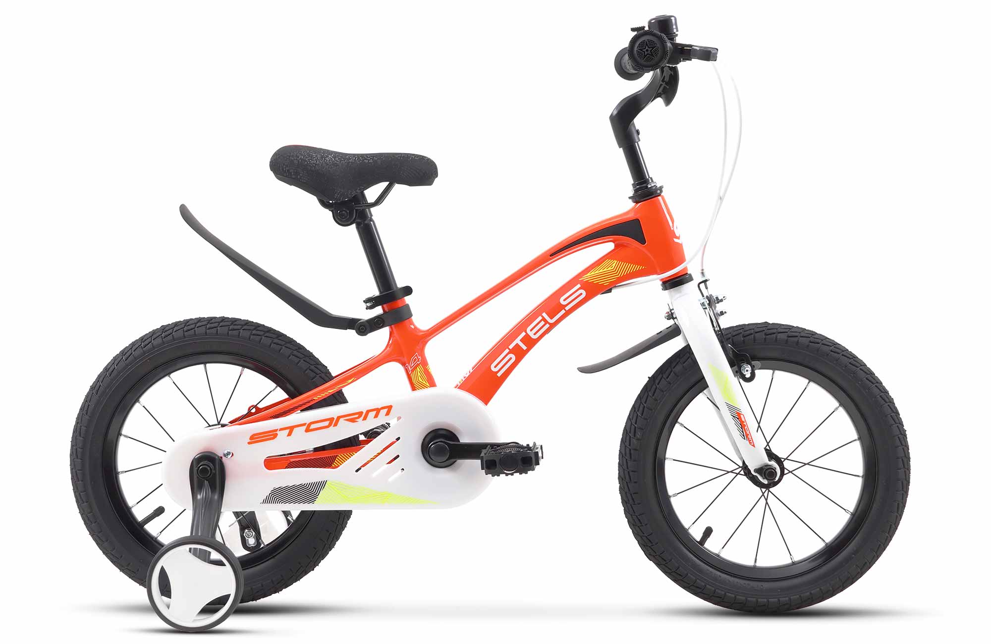 

Детский велосипед STELS Storm KR 14 Z010 7.8 Оранжевый с боковыми колесами, Storm