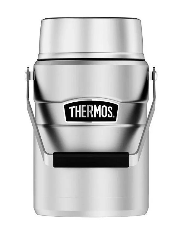 

Термос для еды Thermos SK3030MS 491474 1.39л, серый, Черный;серебристый, SK3030MS