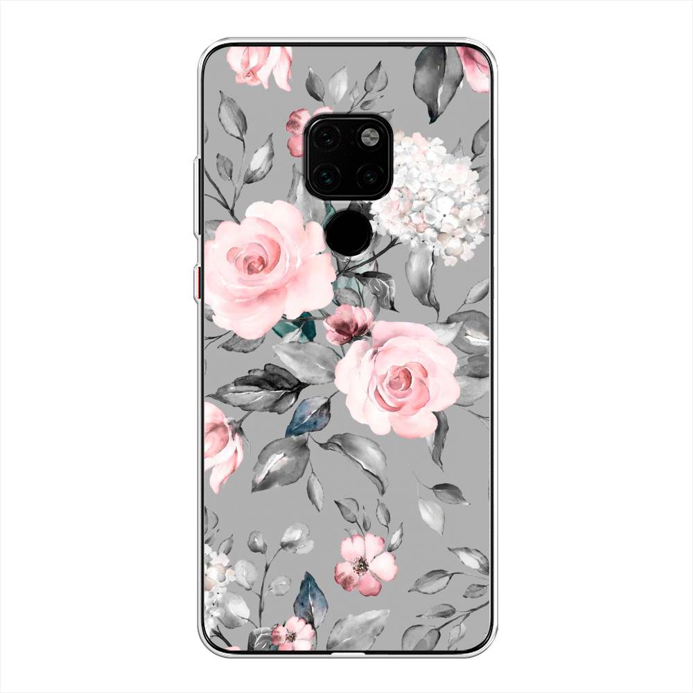 

Чехол Awog "Розы для сером" для Huawei Mate 20, 66850-8