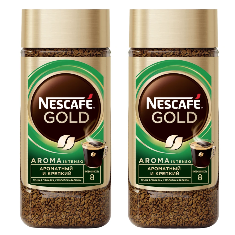 

Кофе растворимый NESCAFE Gold Арома Интенс, 85 г х 2 шт