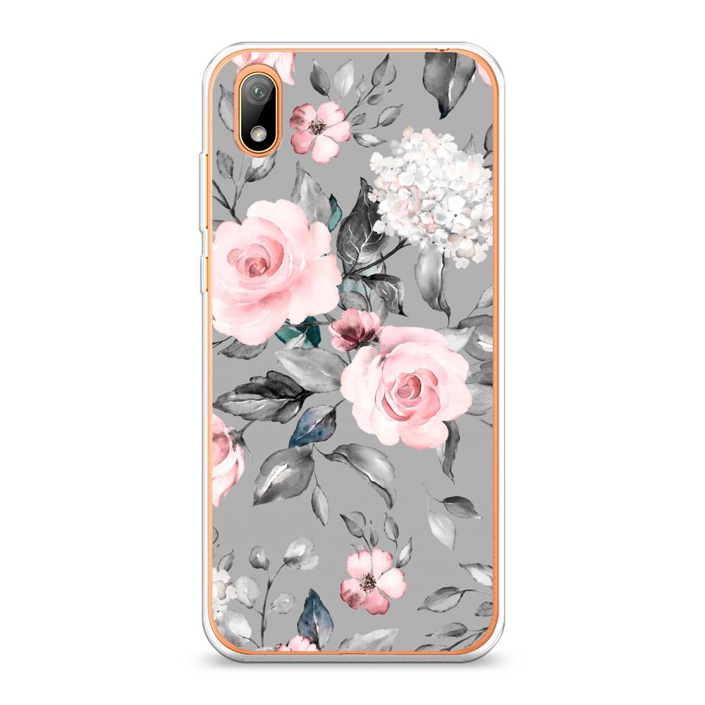 

Чехол Awog "Розы для сером" для Huawei Y5 2019, 69050-8