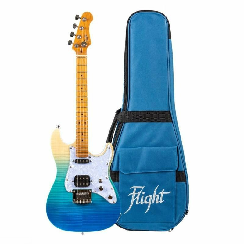 

Укулеле Flight Pathfinder Tenor TBL LH, Бежевый;голубой, Pathfinder Tenor TBL LH