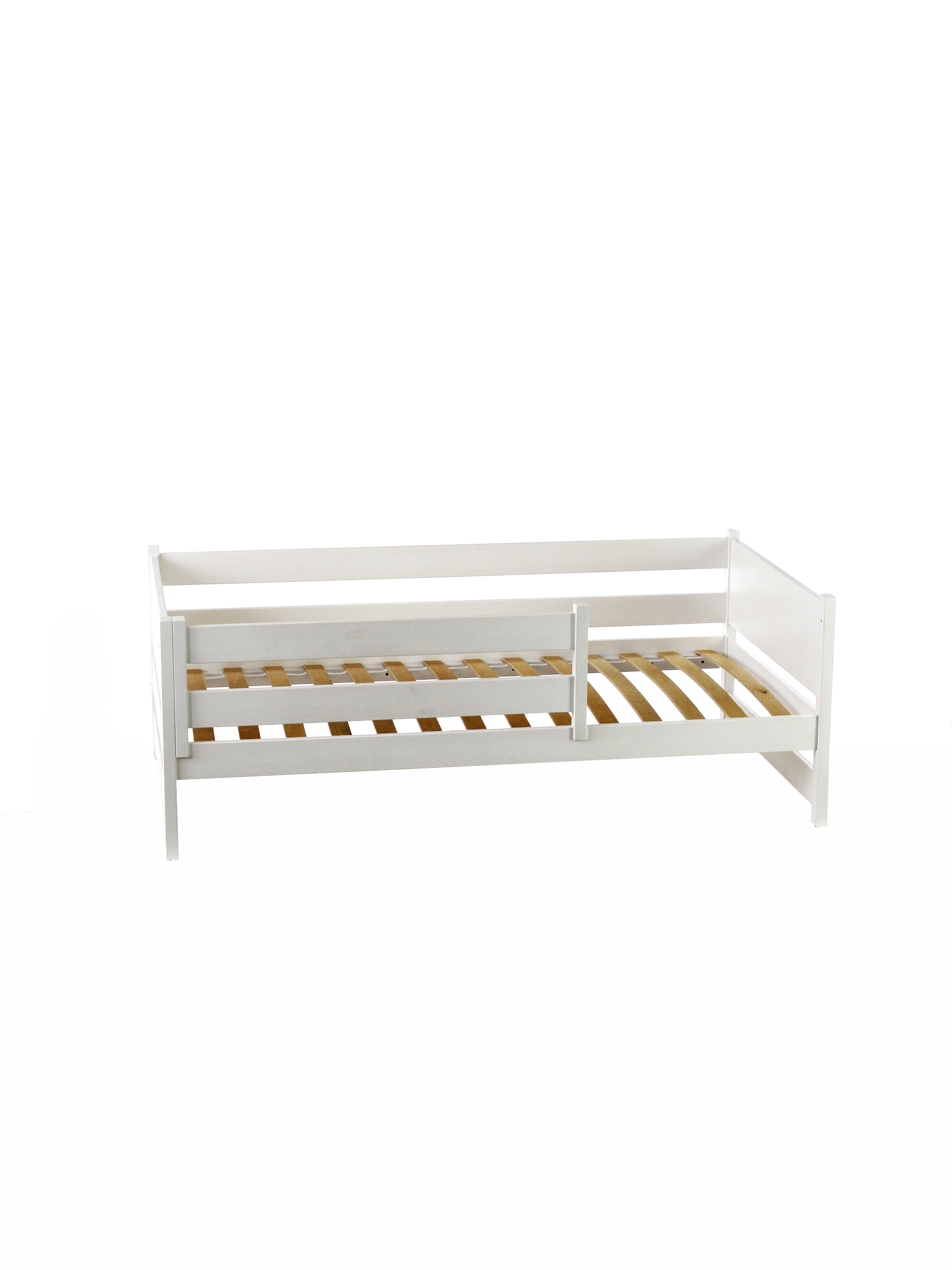 

Кровать детская LIEL Scandi с бортиками, спальное место 160х80см, Белый, LS24